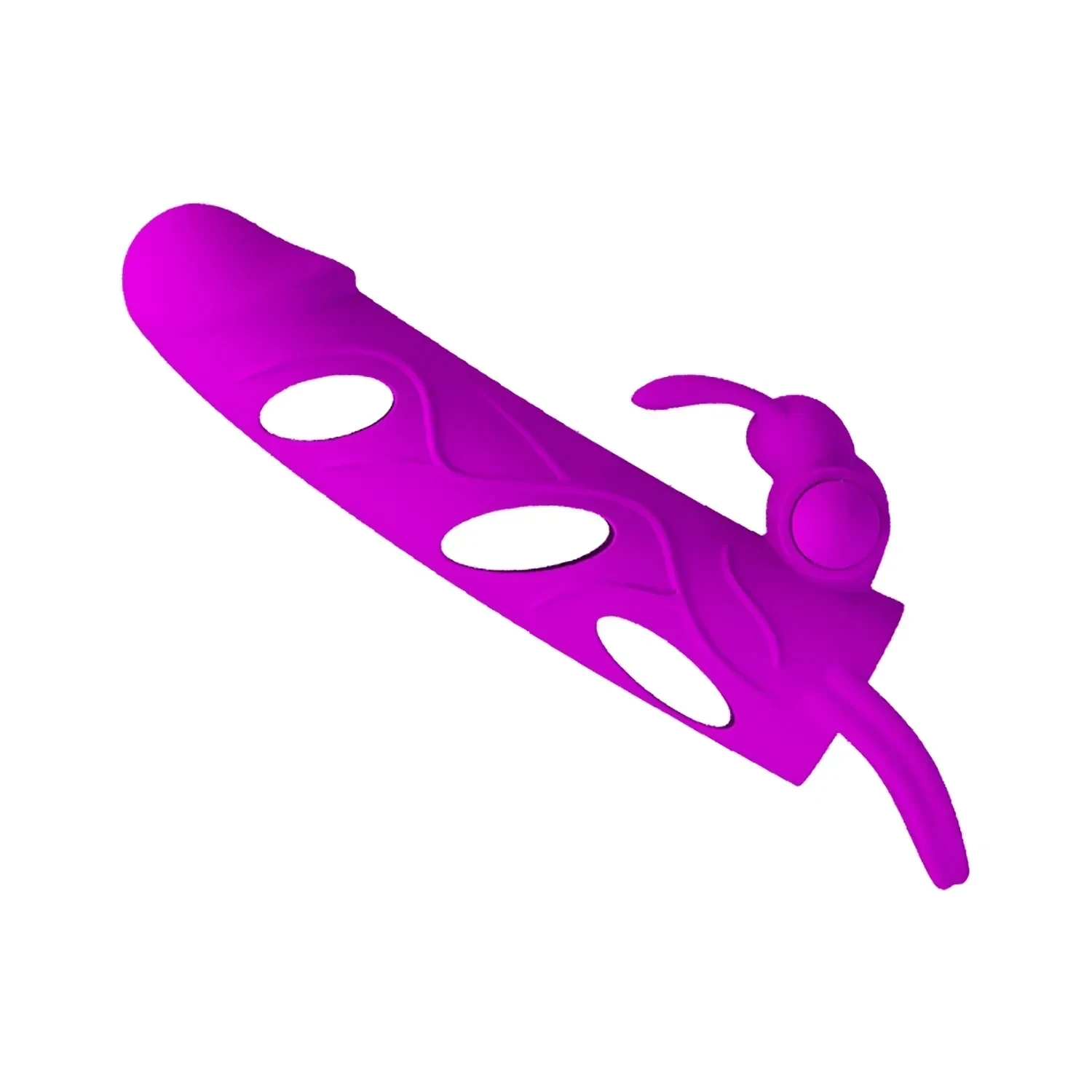 Funda Con Vibrador Y Extensión Extiende 2Cm - 14Cm X 3Cm Silicona 3