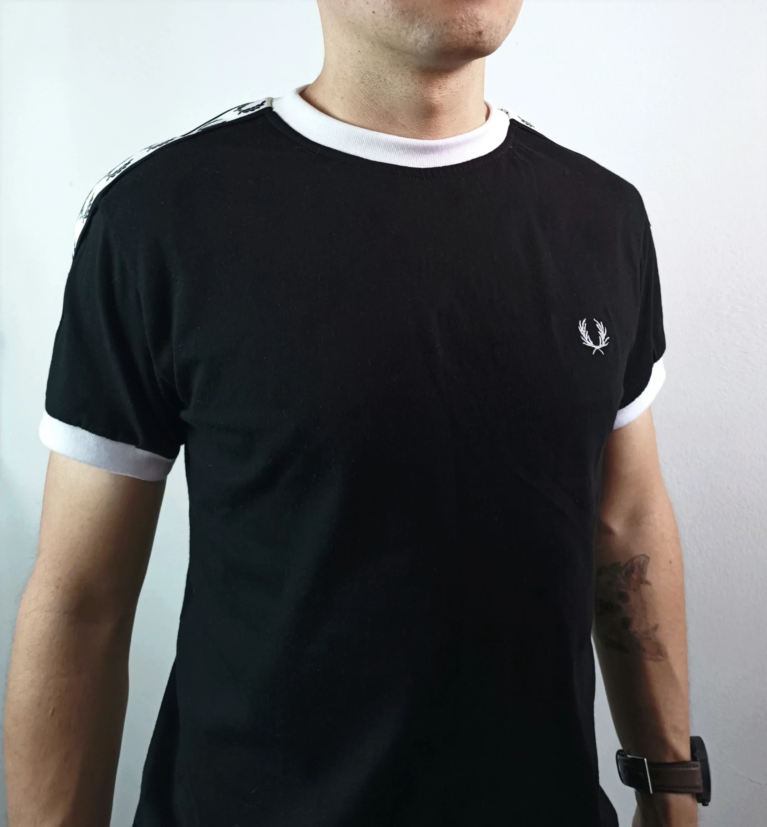 Camiseta algodón negro 2