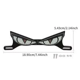OJOS LED DECORATIVA PARA PLACA DE MOTO 2