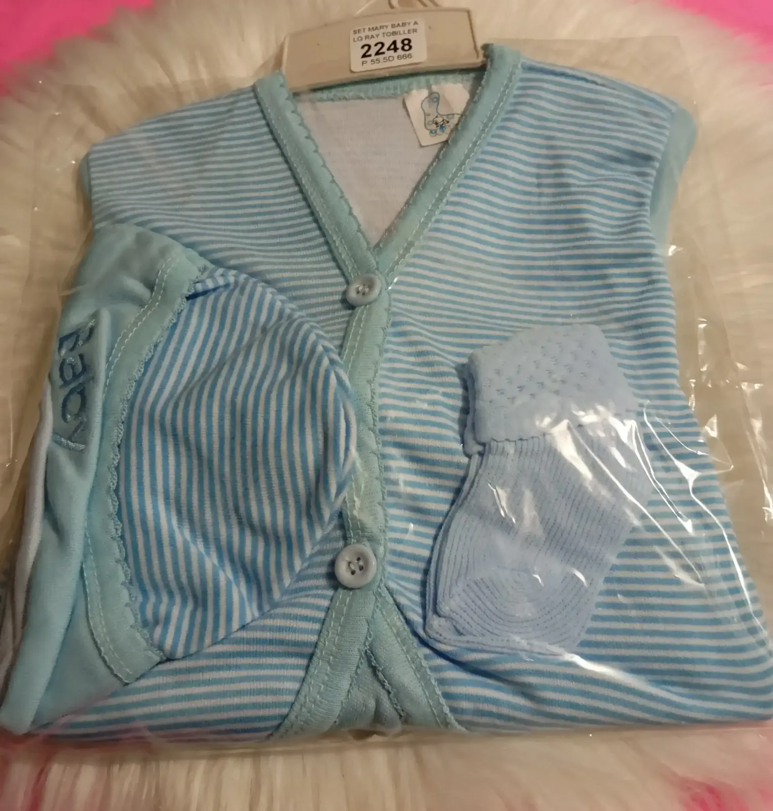 Set de 3 pzas para bebé RN