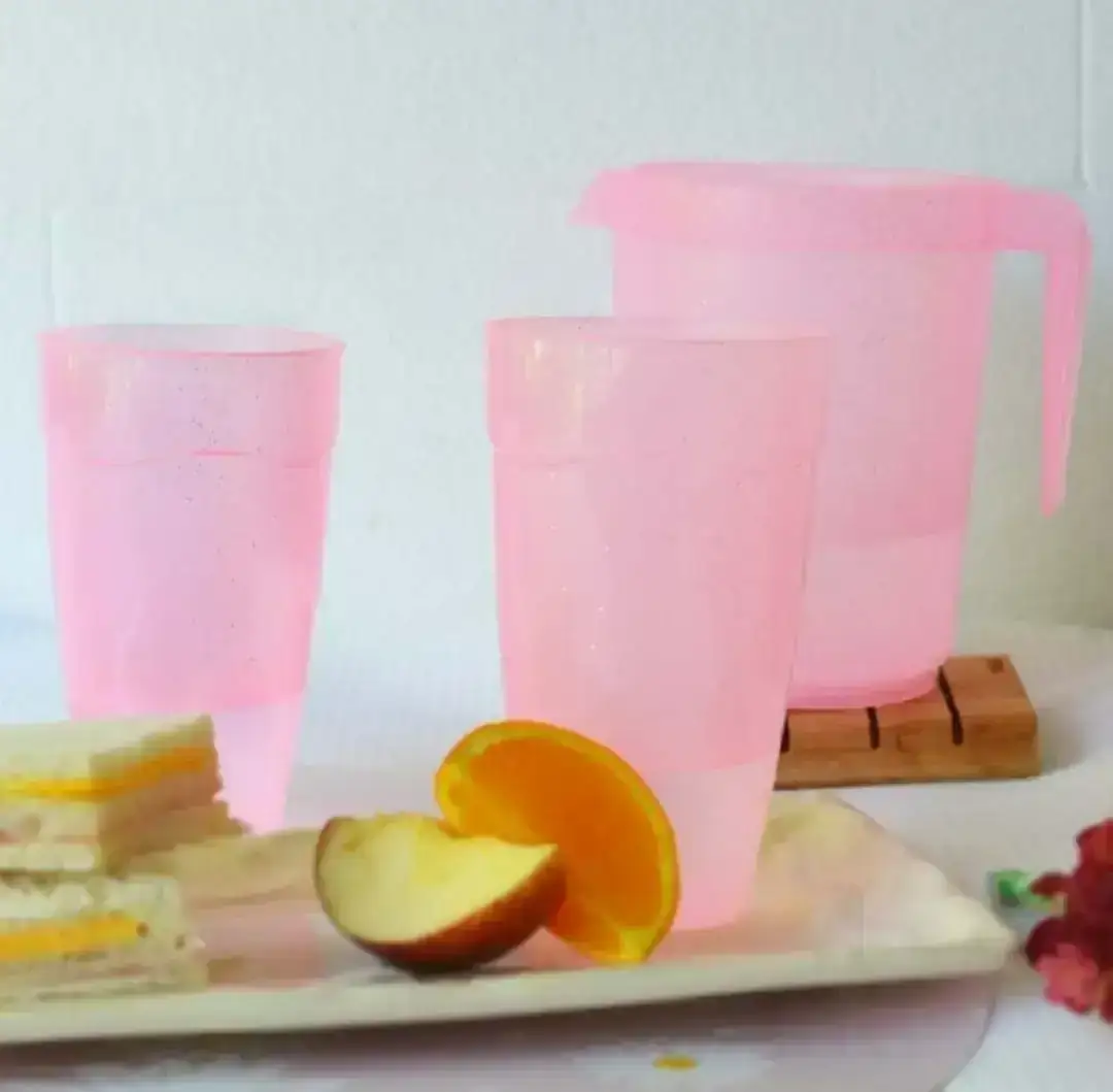 Jarra Vita Glitter + 2 Vasos