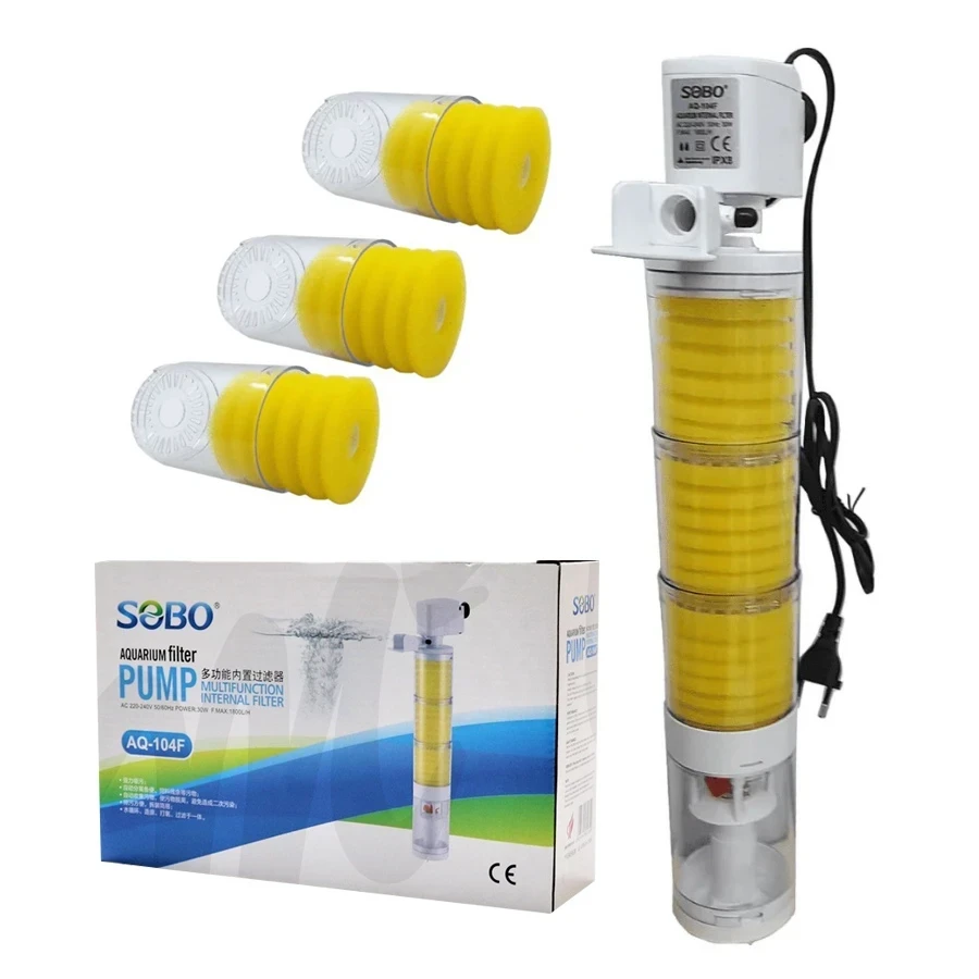 Filtro Interno Sobo Aq-104f 30w 1800l/h
