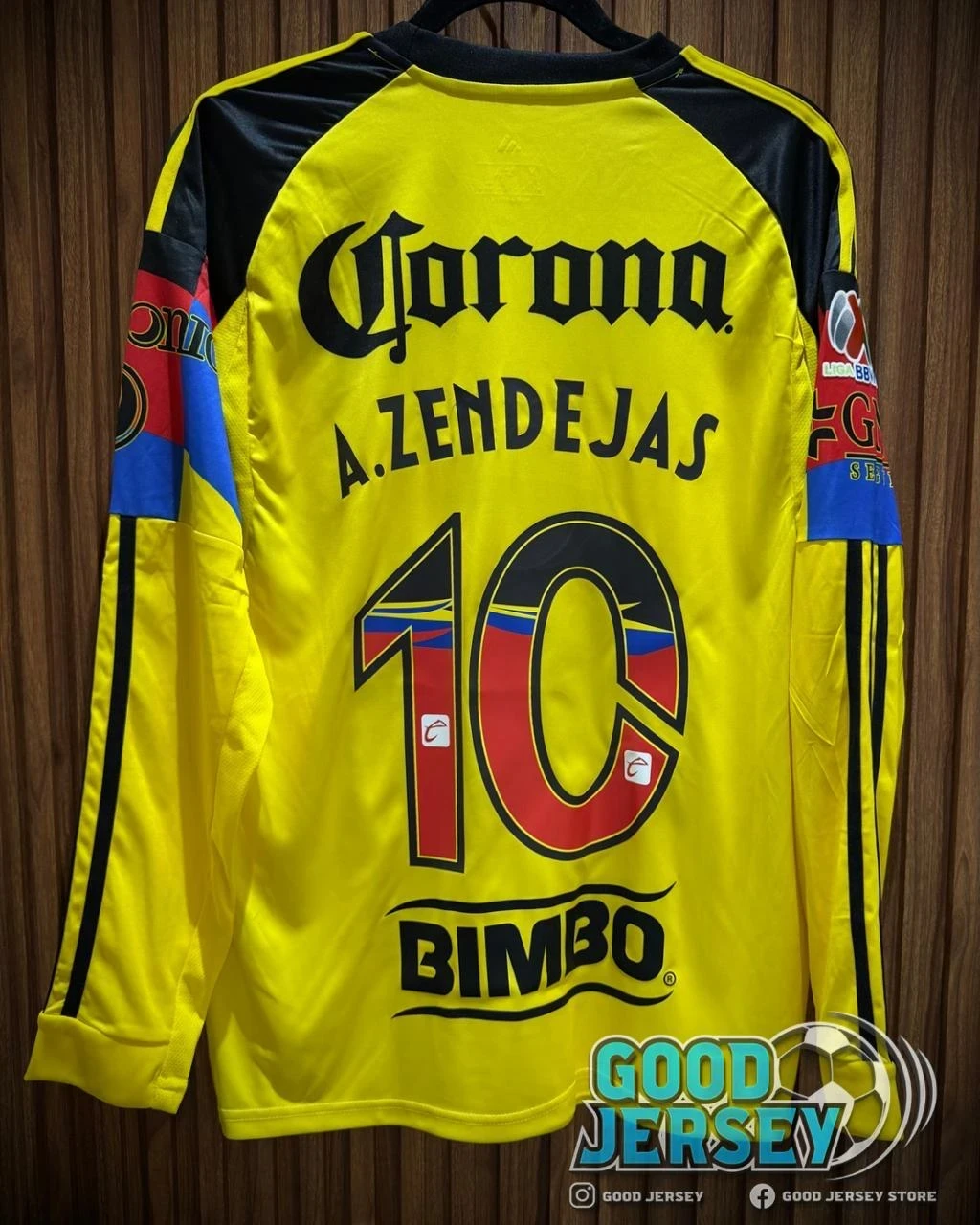 Jersey America Manga Larga Version Aficionado 4