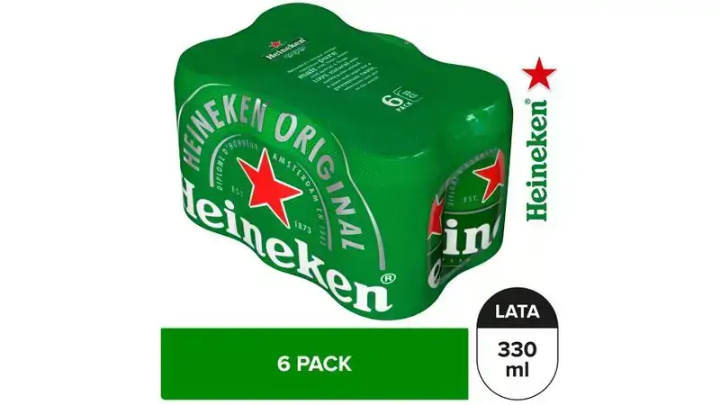 Heineken lt 330ml sixpack