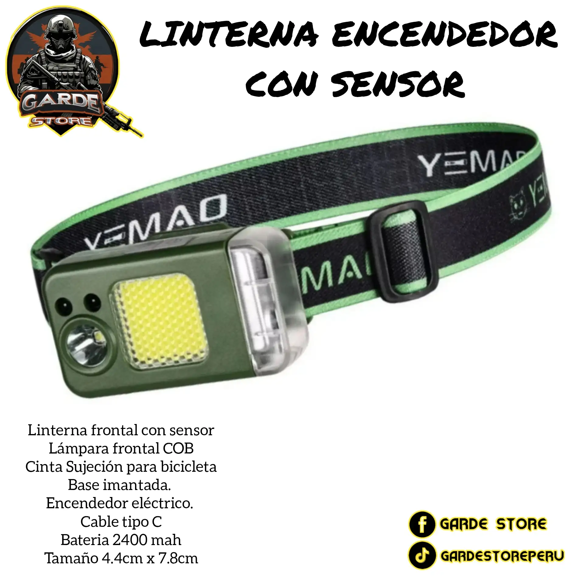 ENCENDEDOR ELÉCTRICO CON LAMPARA