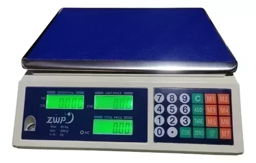 Balanza Digital Electrónica  Brilia 40kg (Balanza Comercial) 5