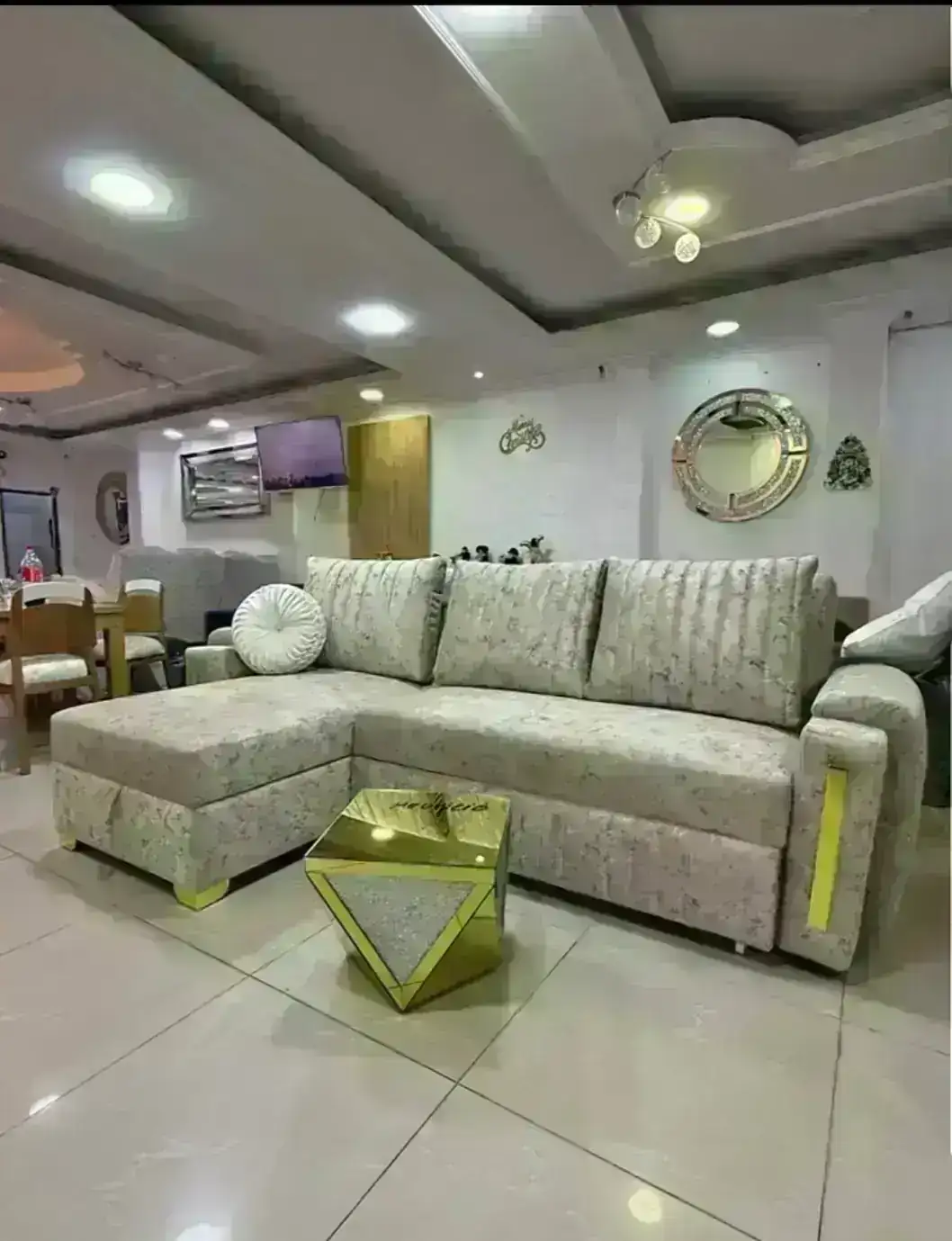 Sala en L Sofacama Multifuncional 