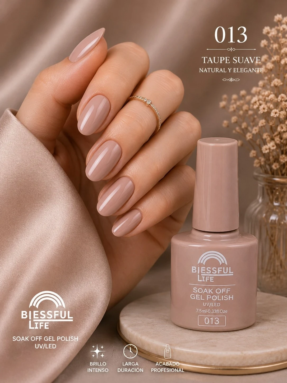 biessful life esmalte semi permanente tono 013