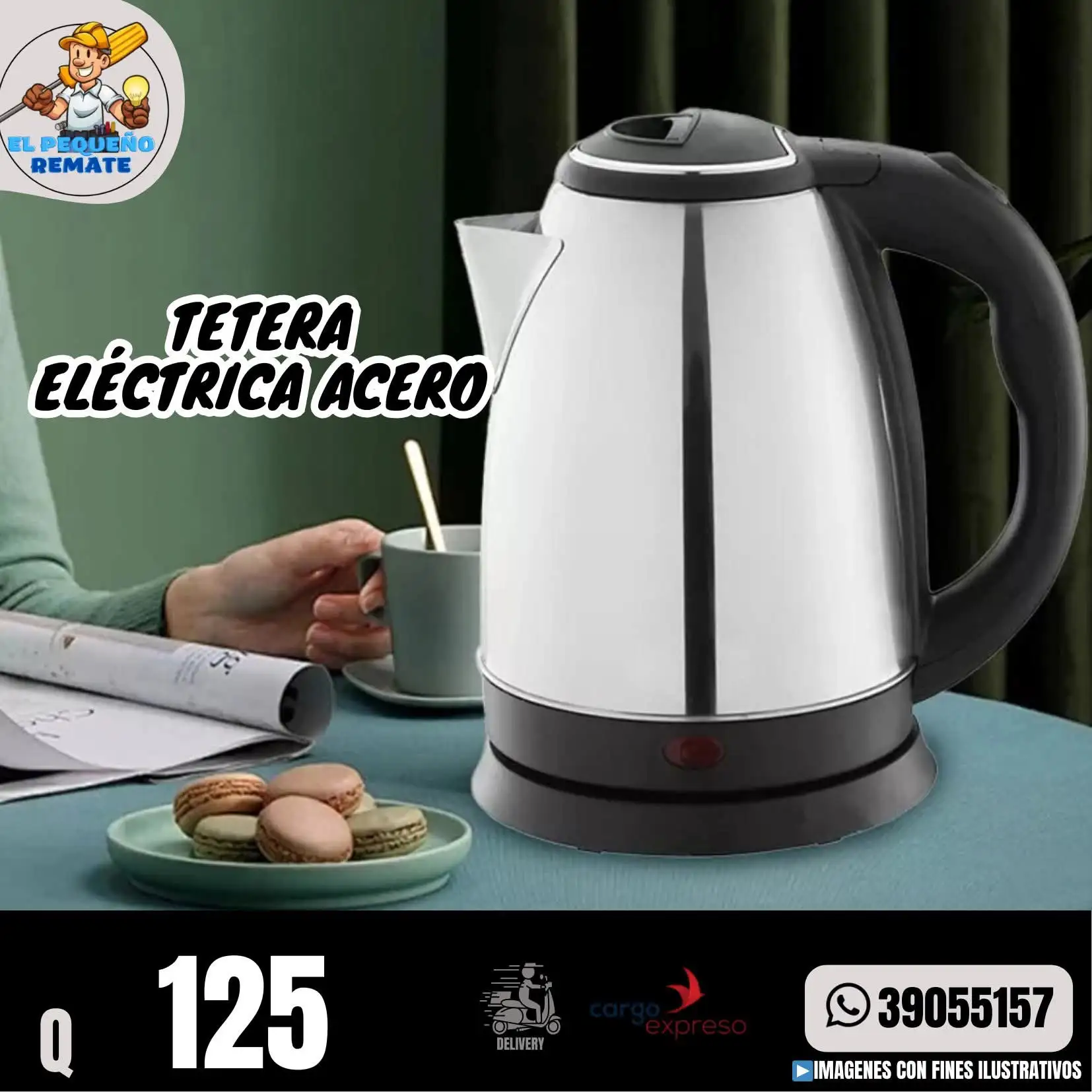 Tetera Hervidora eléctrica 4