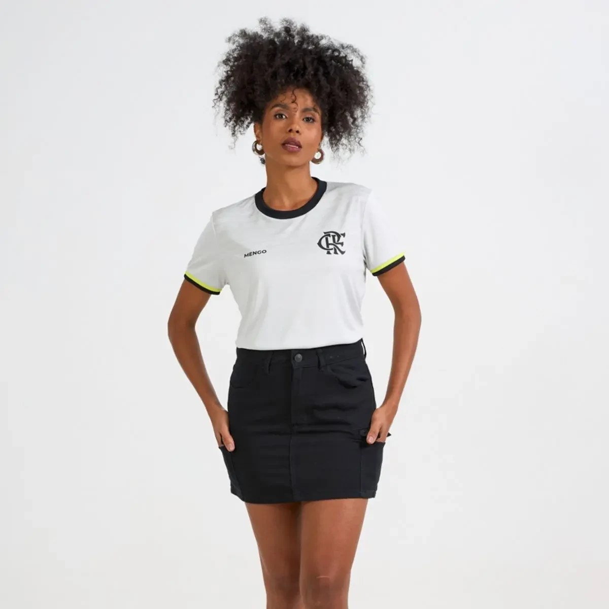 CAMISETA FEM FLAMENGO LUMINA BRAZILINE 
