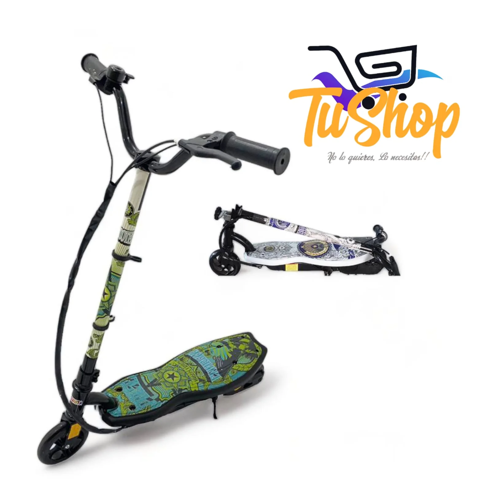 Patineta Eléctrica Scooter Monopatín Para Niños de 5 a 15 Años Plegable 2