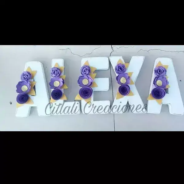 Letras decorativas  4