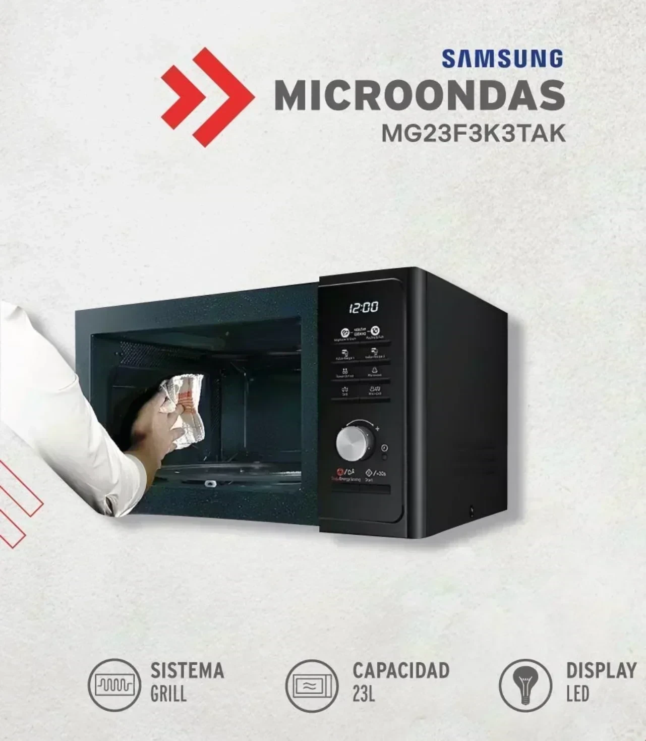 MICROONDAS SAMSUNG 800w  2