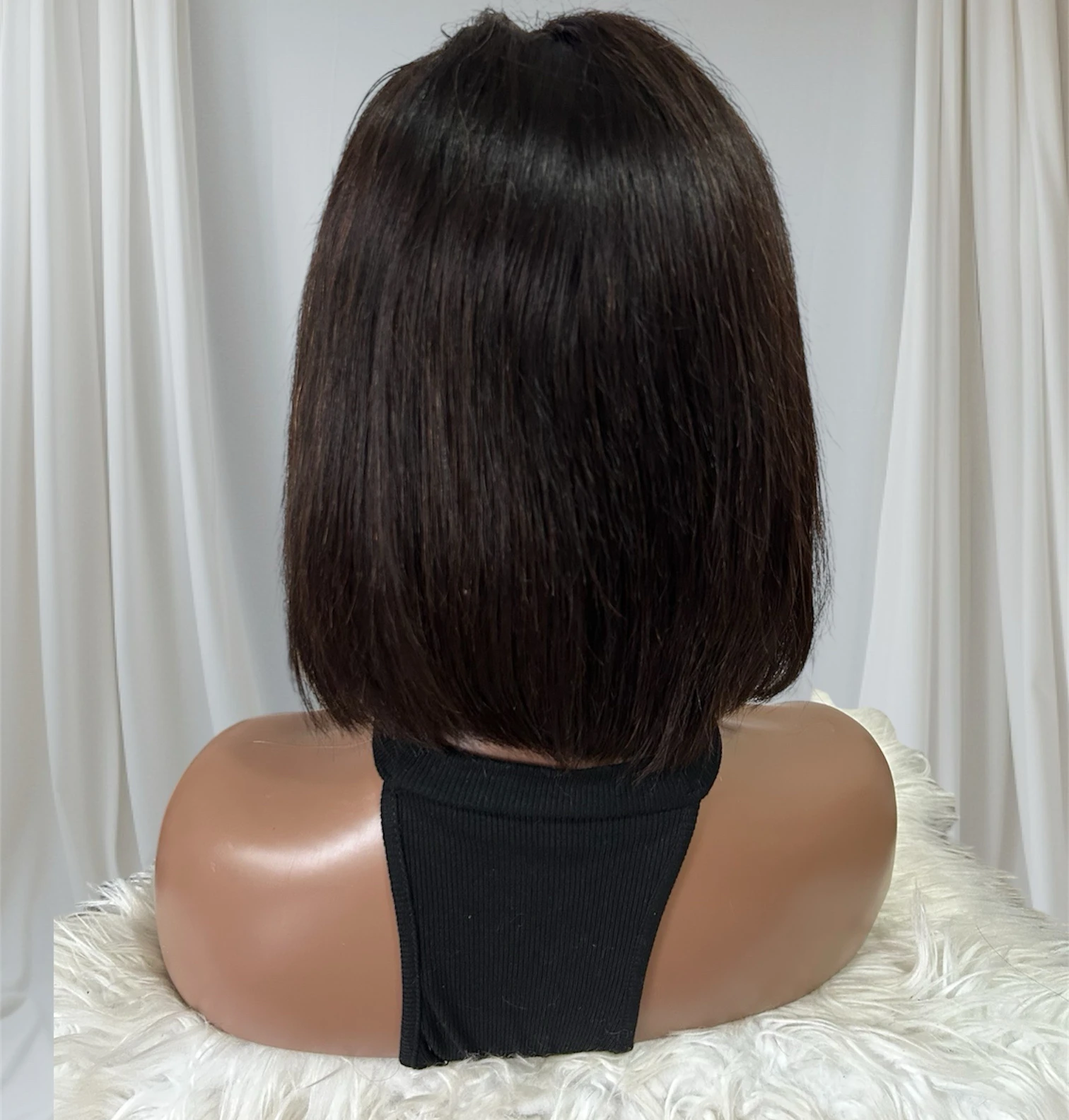 Peluca Bob de cabello humano 10” frontal lace 13x4 4