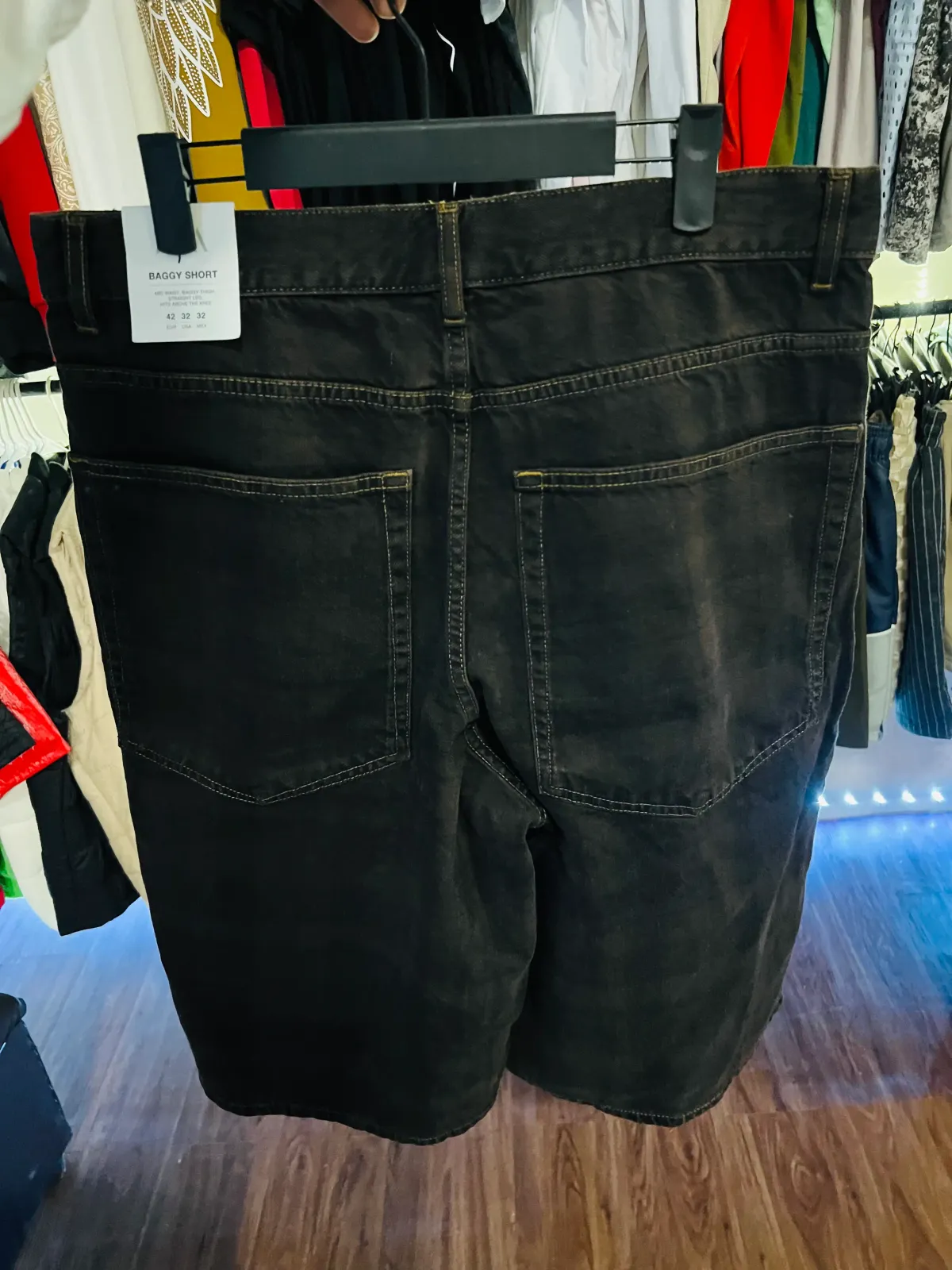 Short Baggy Zara Mezclilla - Size 32 2