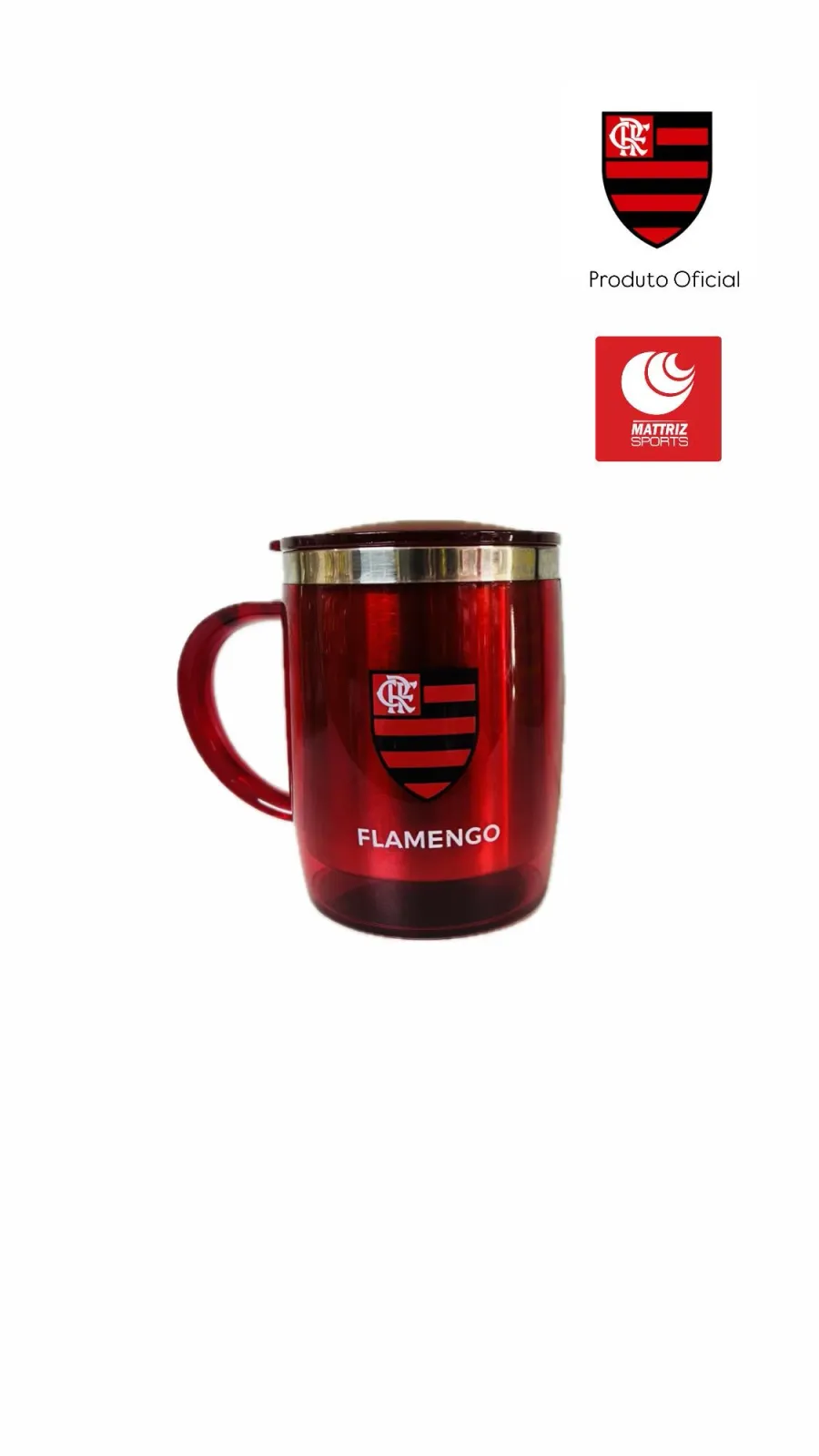 KIT CAMISA RÉPLICA + CANECA TERMICA FLAMENGO  3