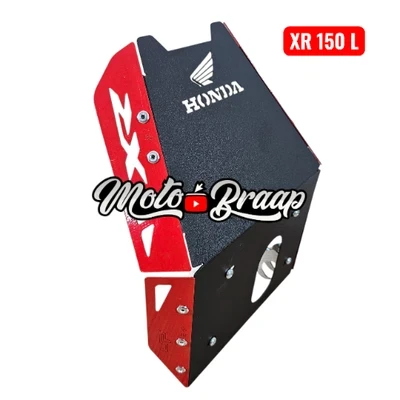 AC XR 150 L pechera color negro rojo logo 3d URUS