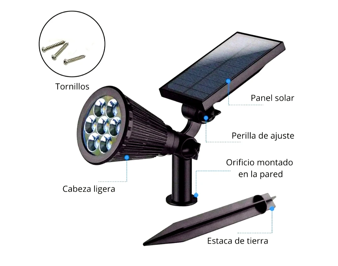 Estaca Solar para Jardín ☀️ 6