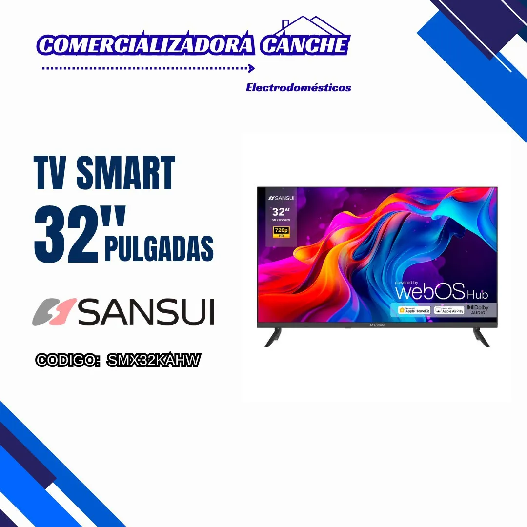TV SMART 32"PULGADAS SANSUI