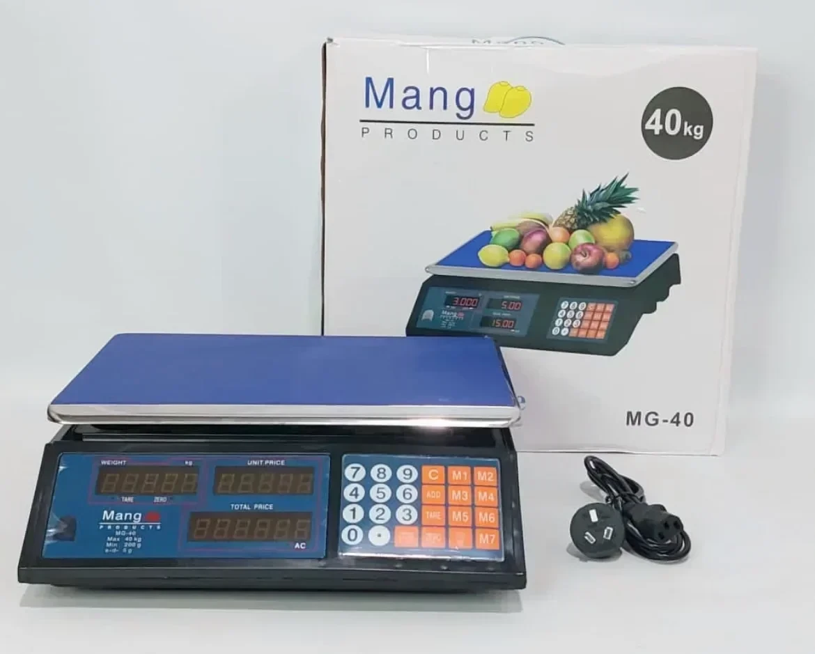 BALANZA COMERCIAL MANGO 40 KILOS 