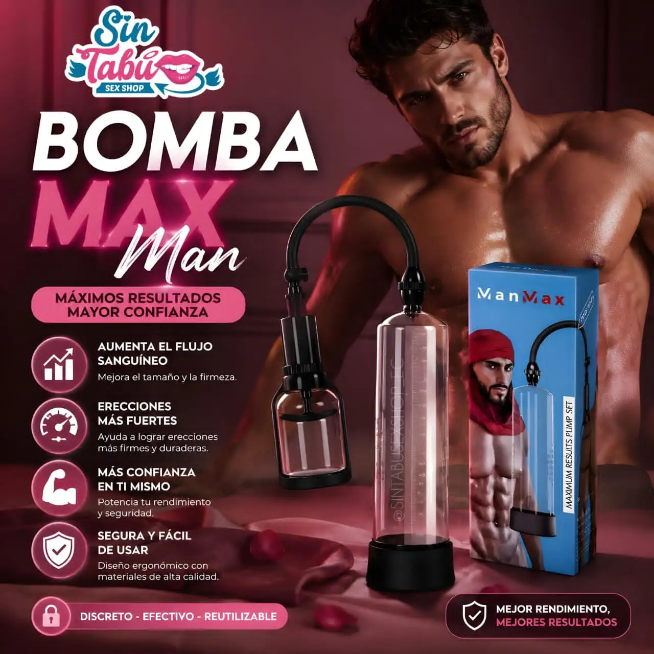 BOMBA AL VACIO MANMAX 🍆😈