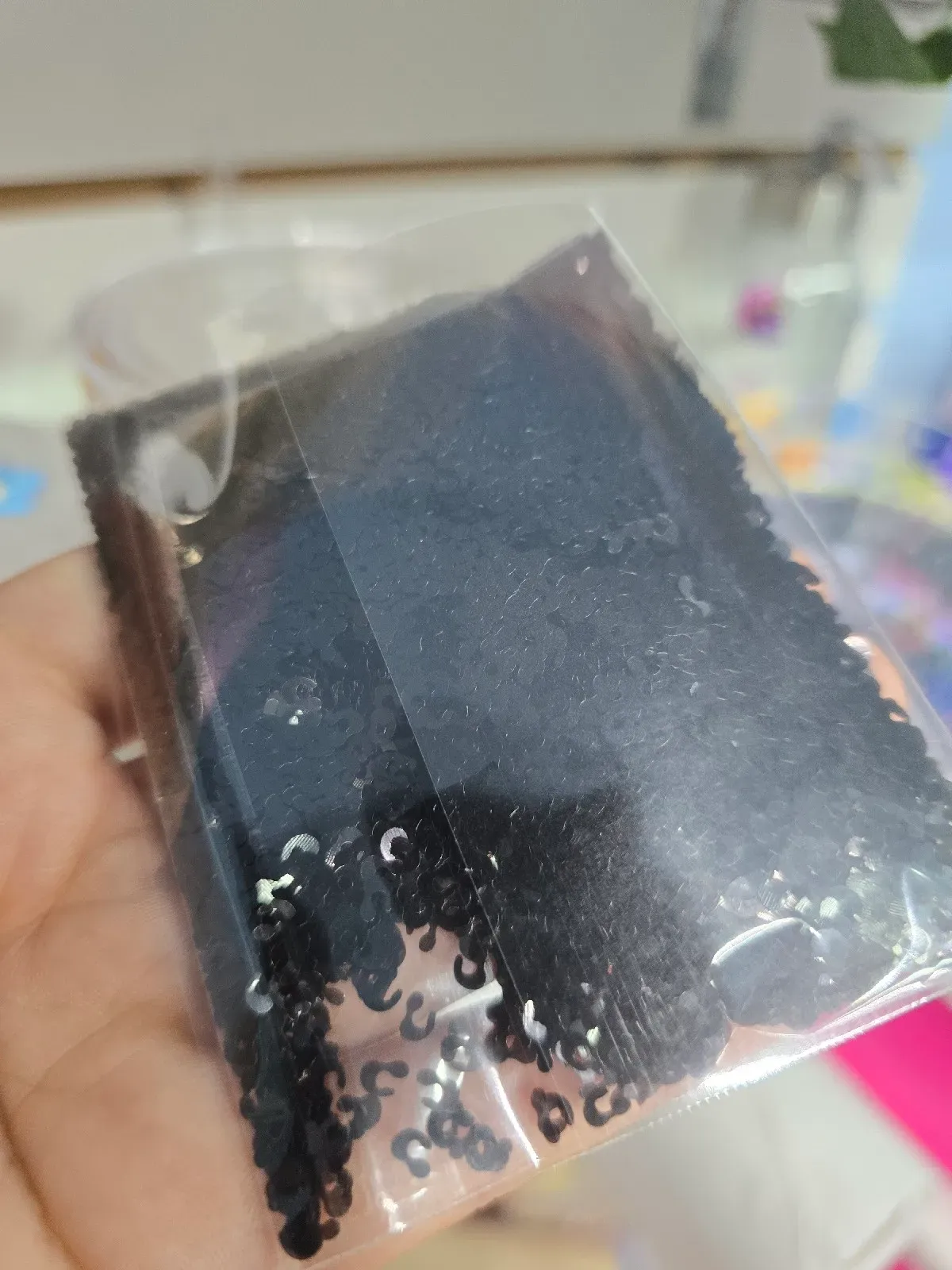 Glitter manchas Negras animal print