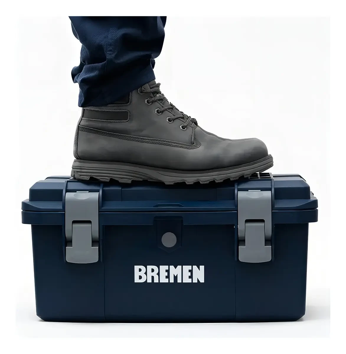 Caja Herramientas Plastica Mediana 45cm Bremen Color Azul 3