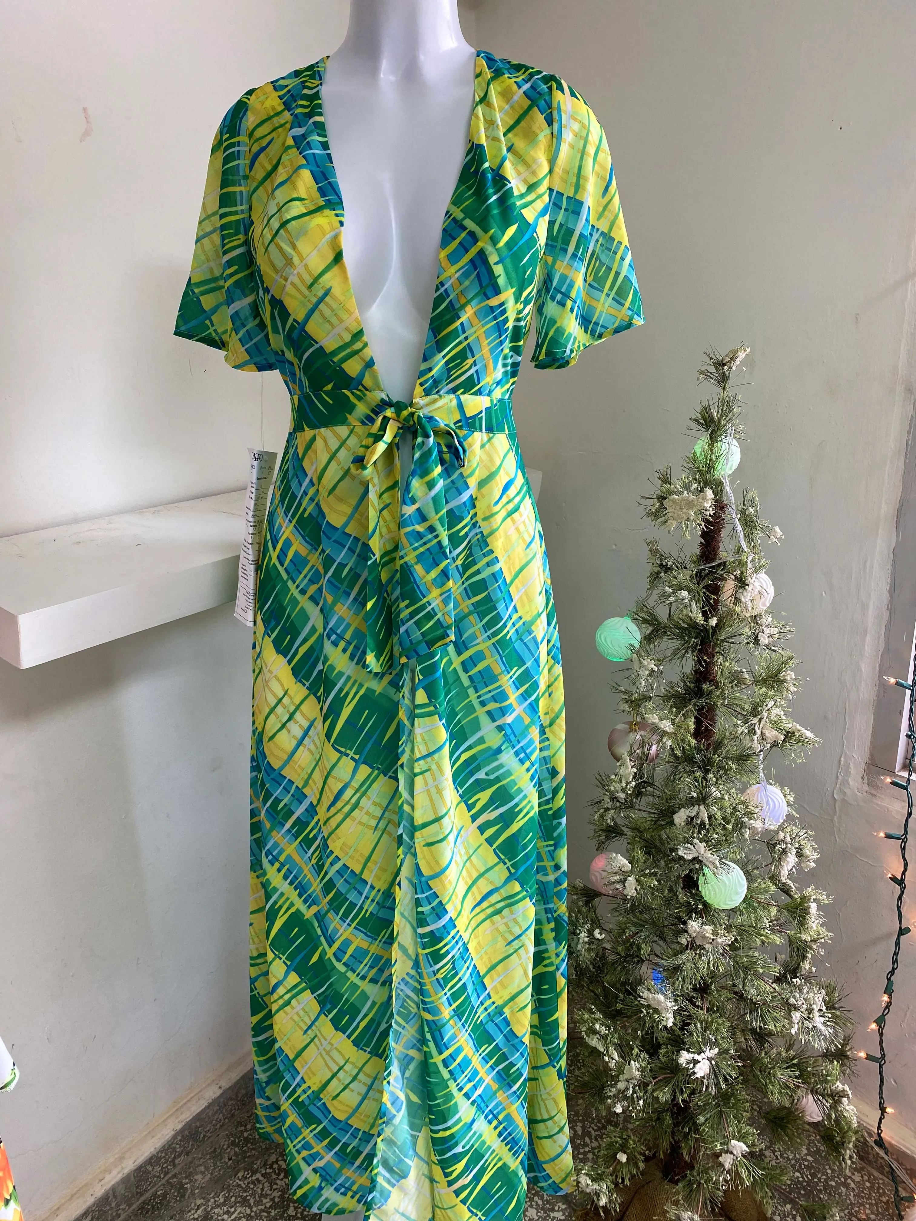 Vestido Estilo Playero, Talla S/M 