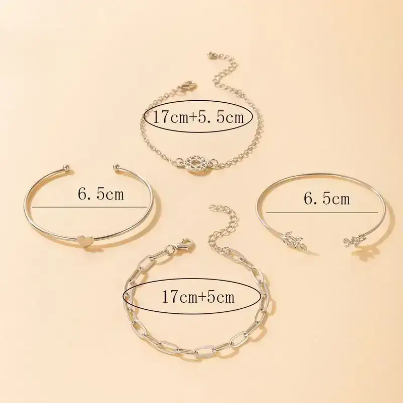 Set x4 Pulseras Lauren REF: G08 4