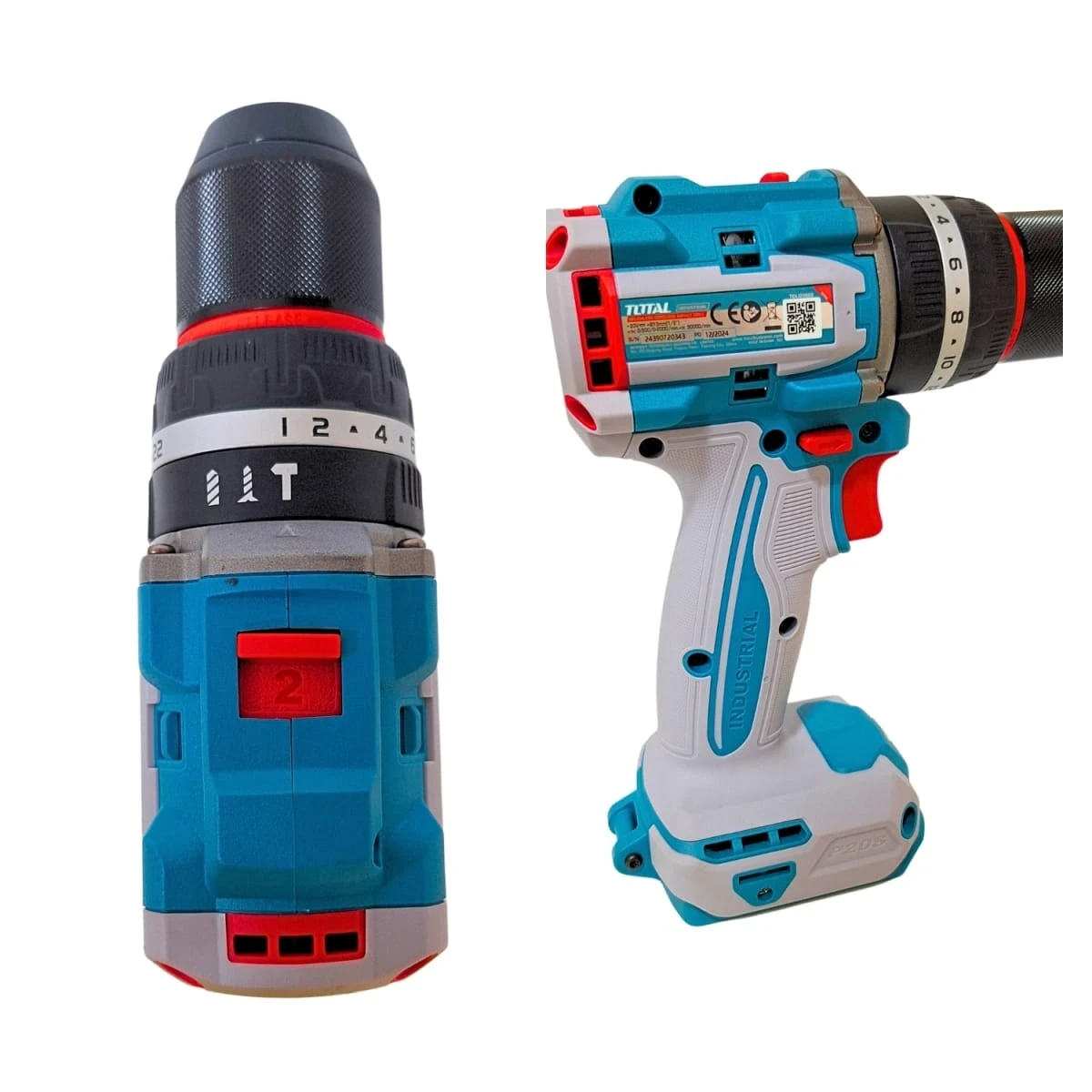 TIDLI20868 Taladro percutor 86nm industrial total 3