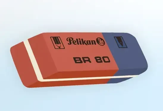 Goma pelikan bicolor br-80