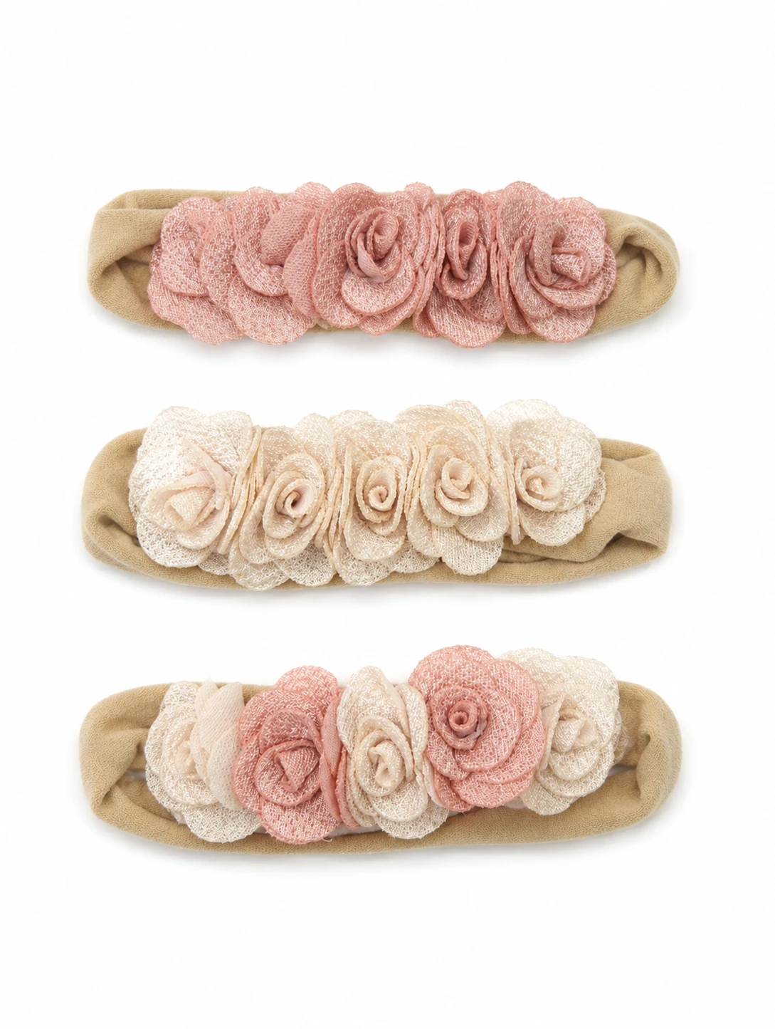 CINTILLOS DE FLORES PARA BEBÉ 