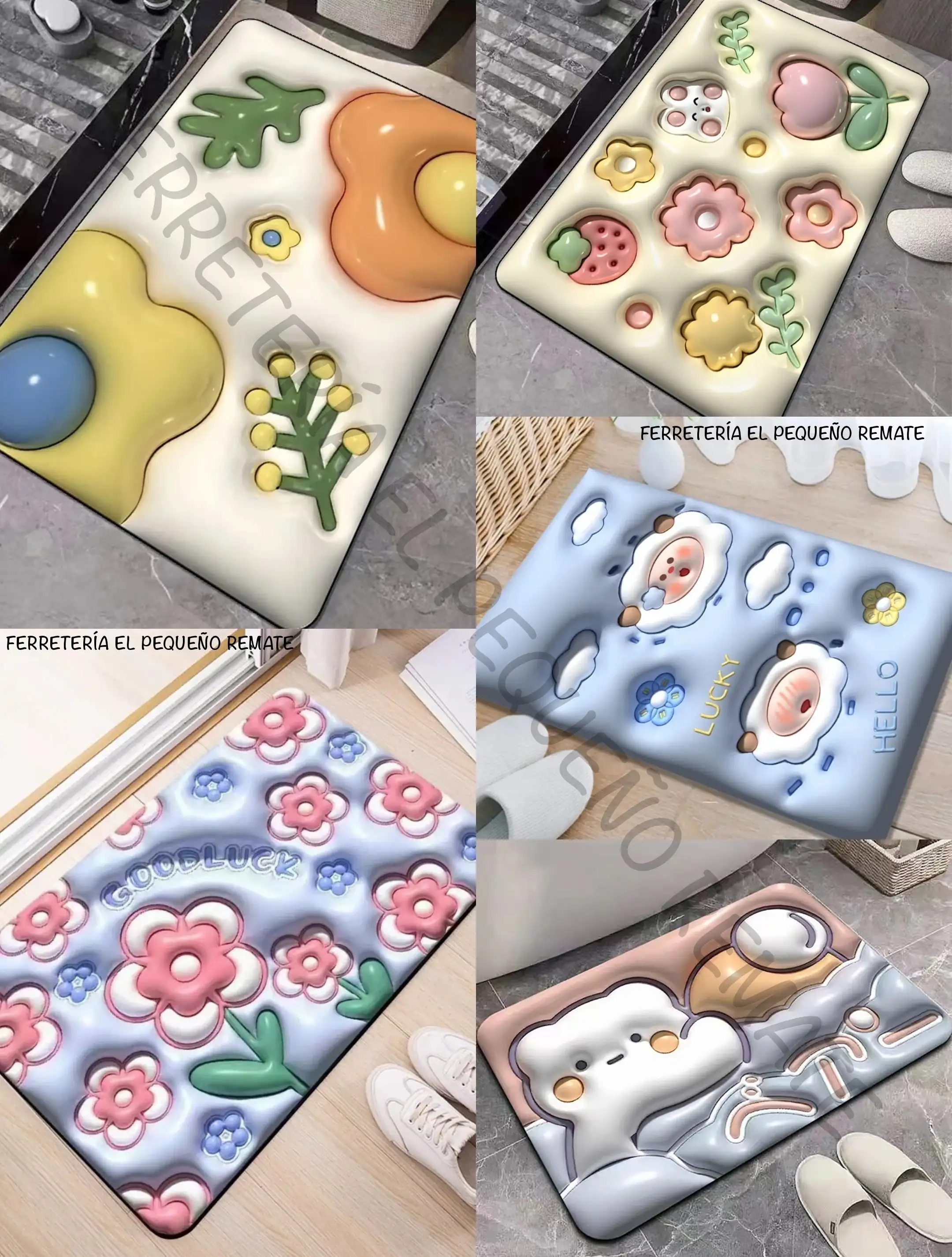 Alfombrilla absorbente de baño  2