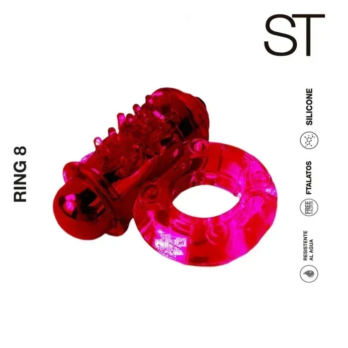 RING 8 RED