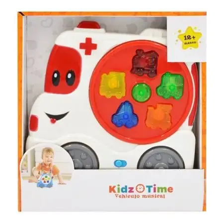 Kidz Time Vehiculo Musical (Luz y sonido)