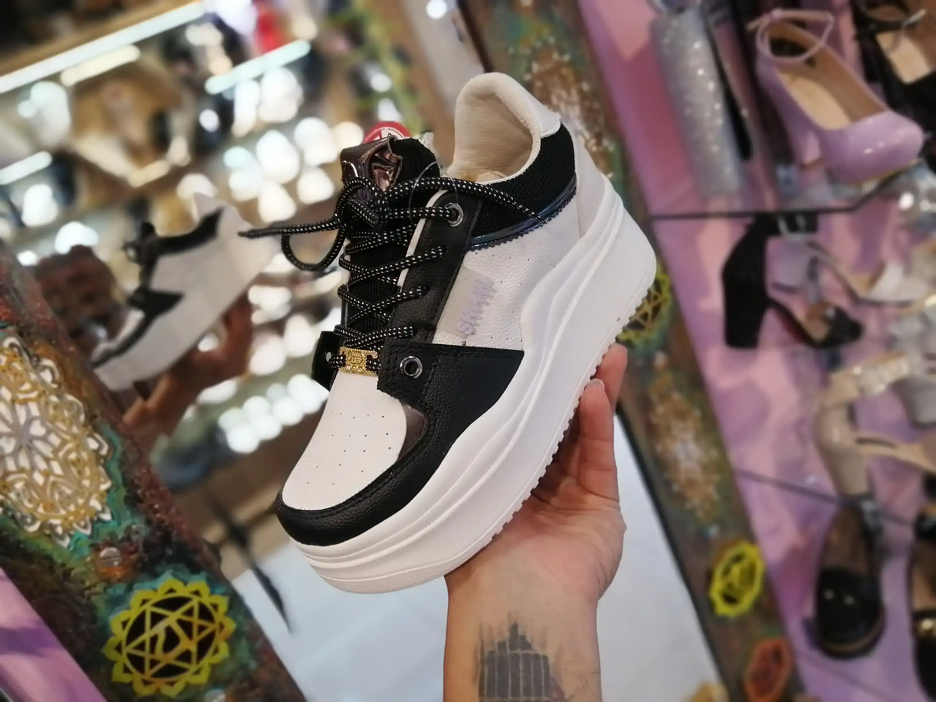 Teni FW crema x azul  2