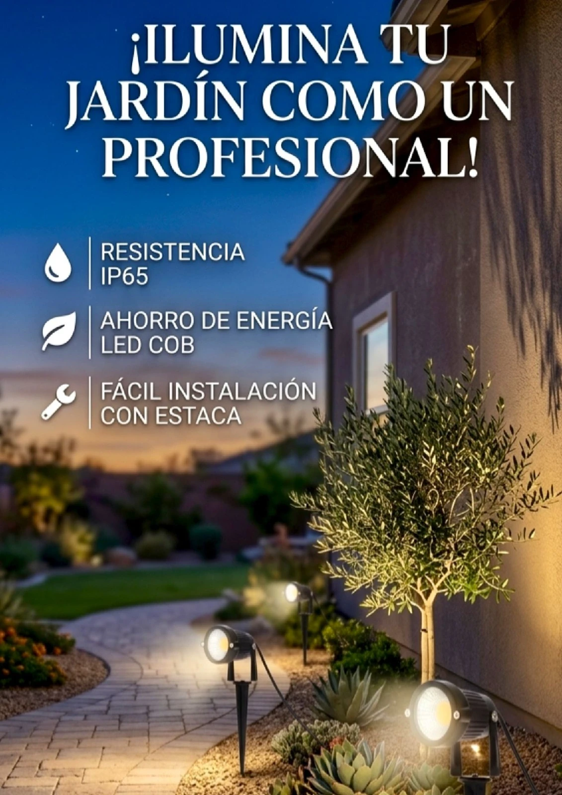 Estaca de Jardín 🏡 8