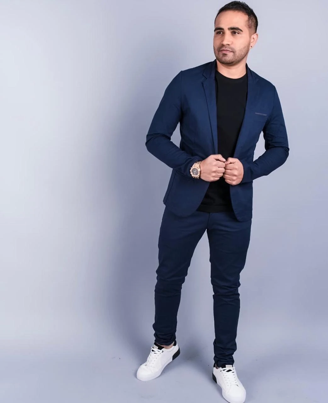 Blazers + pantalón de caballero Dril forro liso