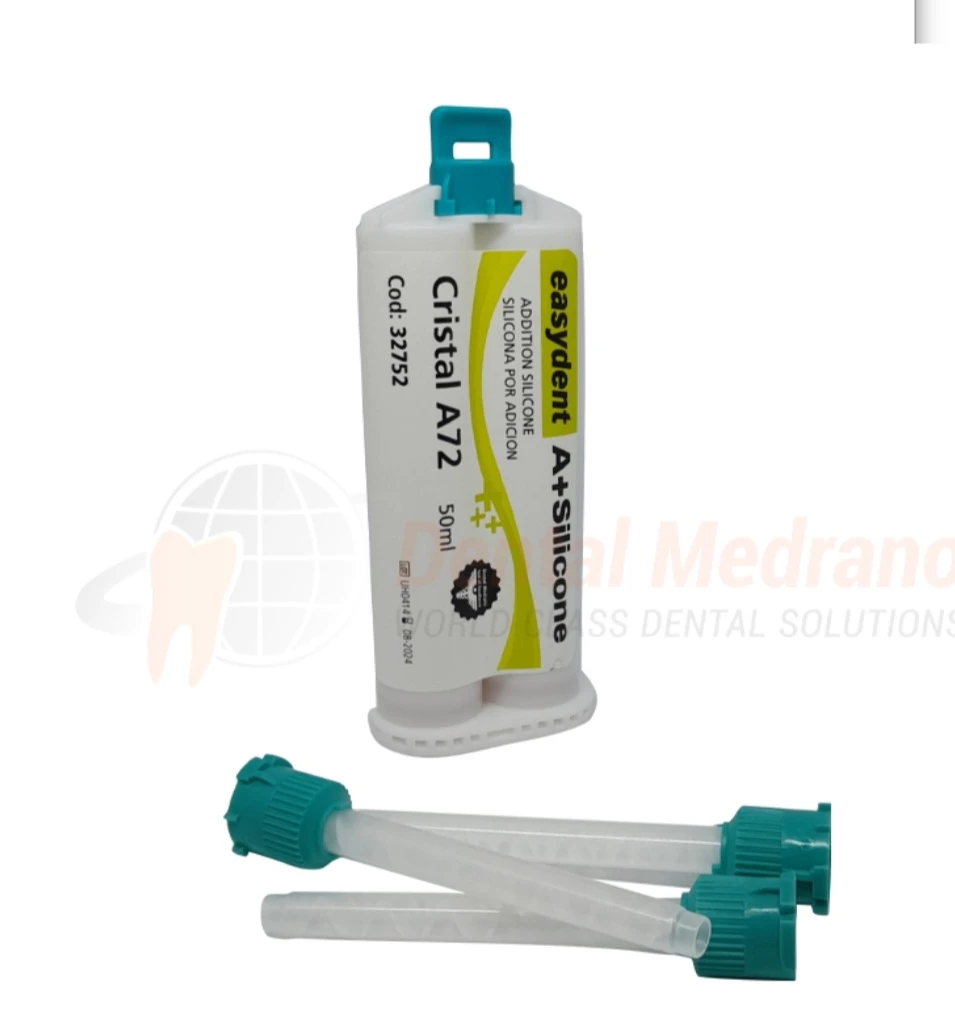 SILICONA A+SILICONE CRISTAL A72 CARTUCHO 50ML  - EASYDENT 