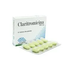 CLARITROMICINA 500 MG CJA X 10 TAB COLMED