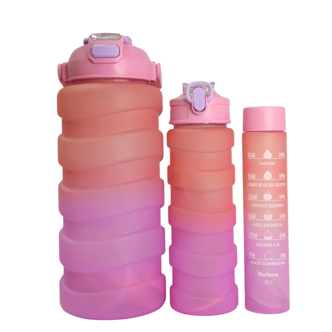 Botellas Texturizada x3 Set3 2