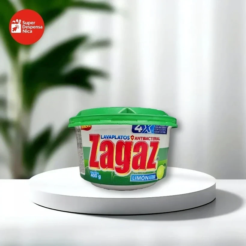 Jabón Lavaplatos Zagaz Limón 400g