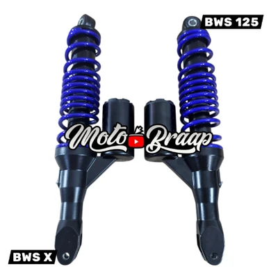 BWS 125 Amortiguadores traseros shock azul negro 4T CARBURADA OKL IMAMO029