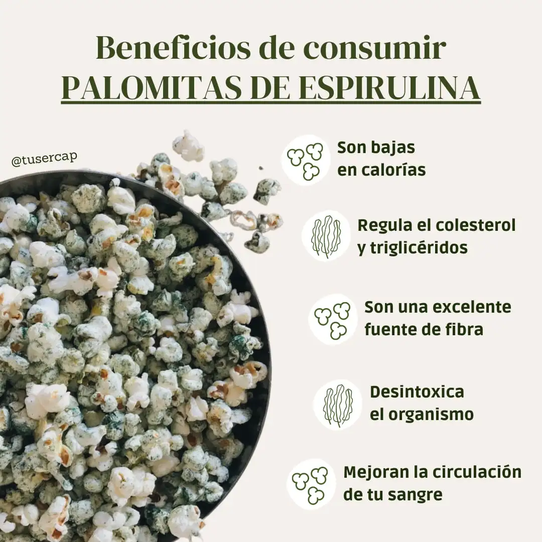 Palomitas de Espirulina