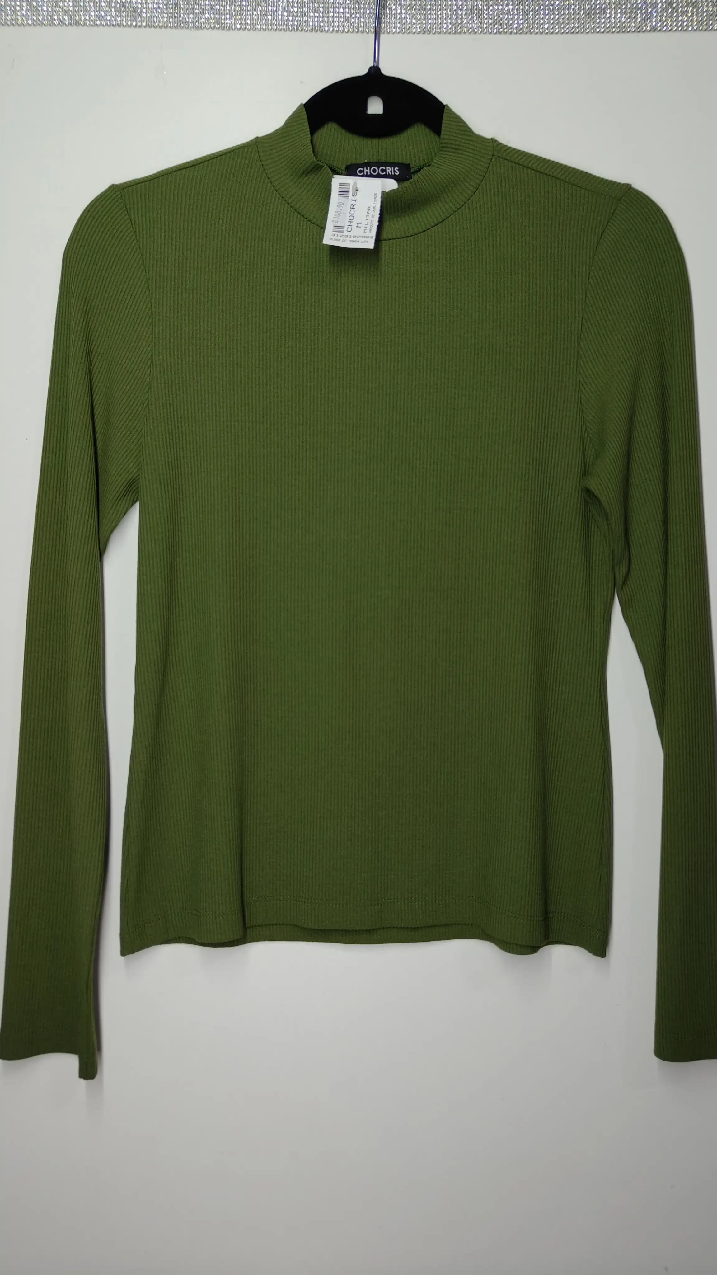 Blusa Chocris Manga Lon