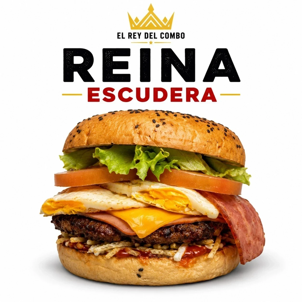 Reina Escudera ( con huevo frito ) *GOLD* 