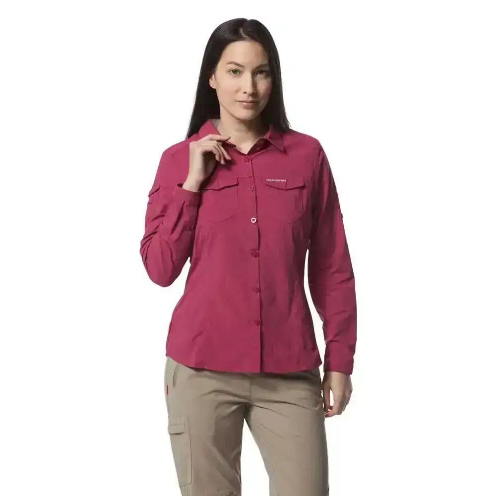 Camisa manga larga mujer