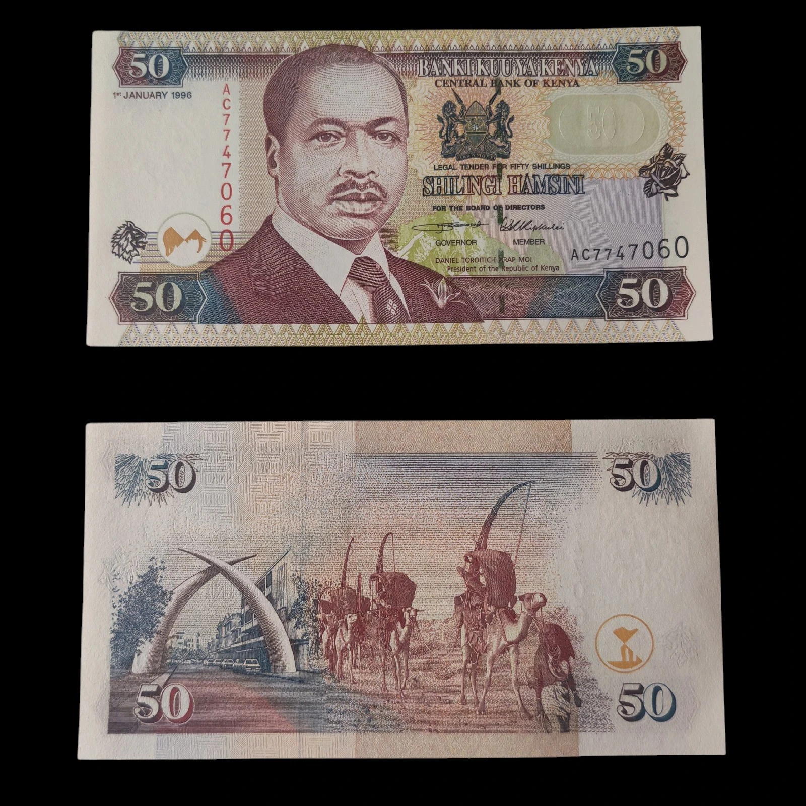 ° Kenia 50 Chelines UNC