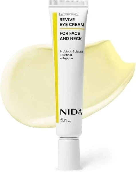 Crema para ojos NIDA Revive para rostro y cuello