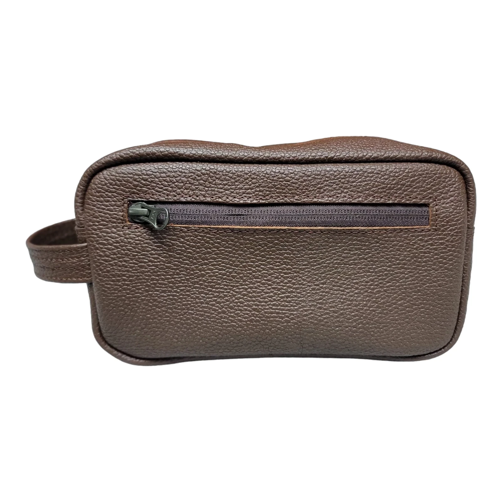Neceser Bolso de Mano cafe cuero croshkid 2